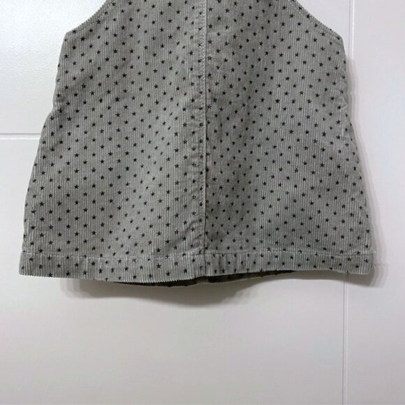 Zara Baby Girl Toddler Corduroy Star Printed Pinafore Overall Dress 18-24 Months - Picture 6 of 10